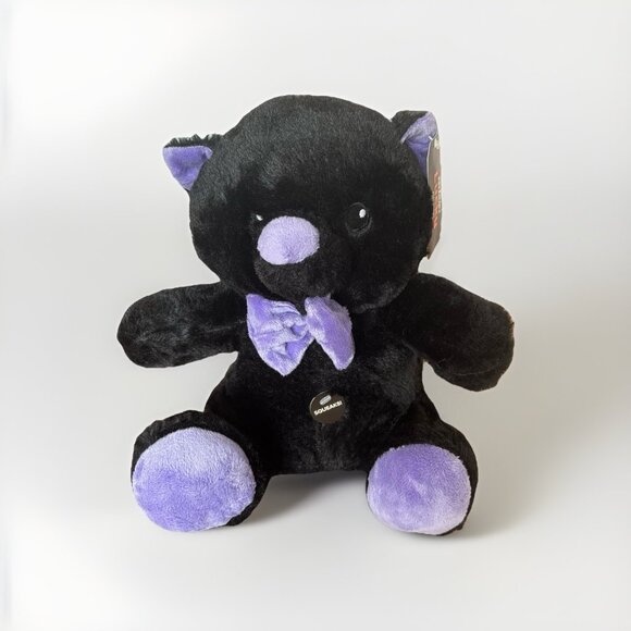Petsmart BLACK Cat Lucky HALLOWEEN CAT Plush Squeaks NWT - Picture 1 of 7